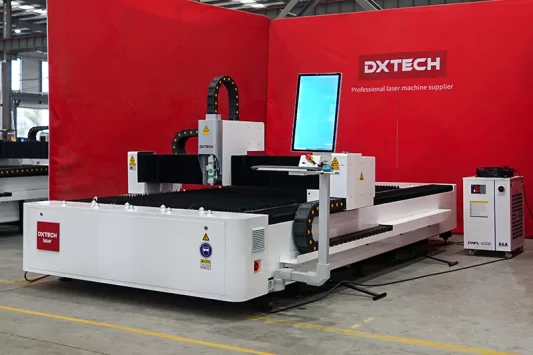 dxtech fiber lazer kesim makinesi 1000w